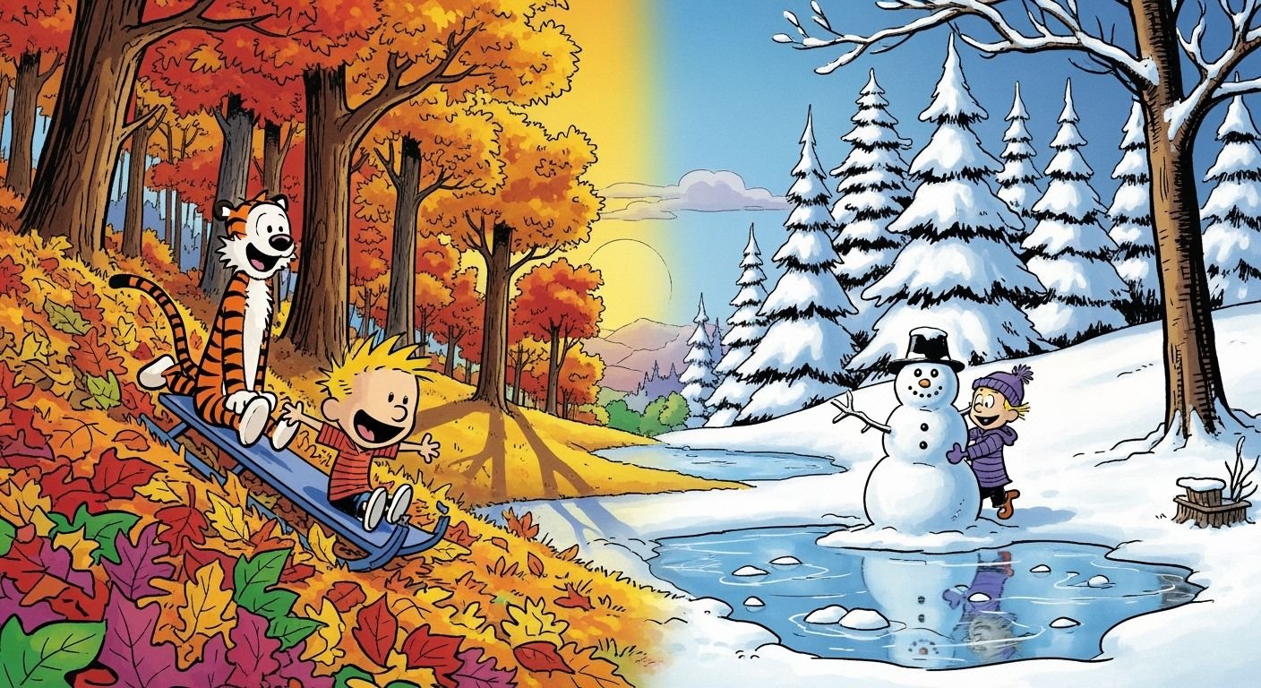 Calvin and hobbes background image