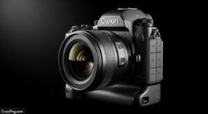 Camera black background image
