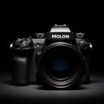 Camera black background image