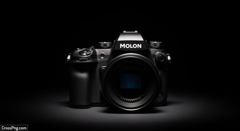 Camera black background image