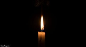 Candle black background image
