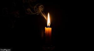 Candle black background image 2