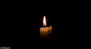 Candle black background image