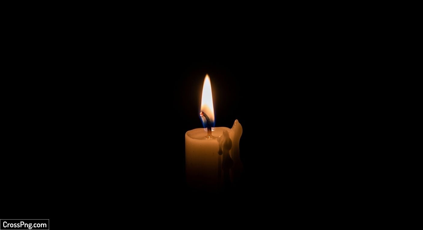 Candle black background image
