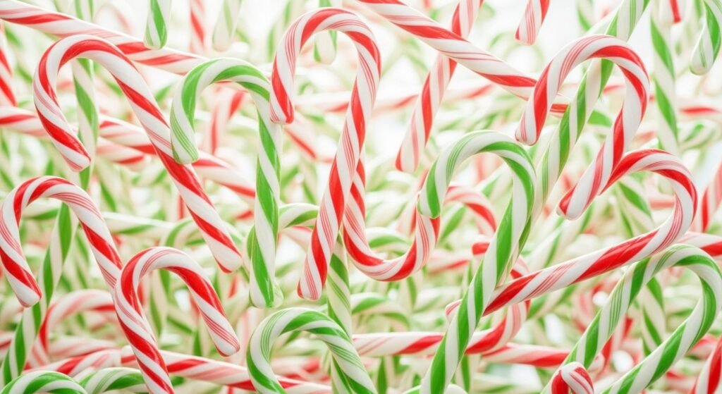 Candy cane background image 2