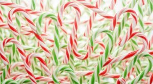 Candy cane background image 2
