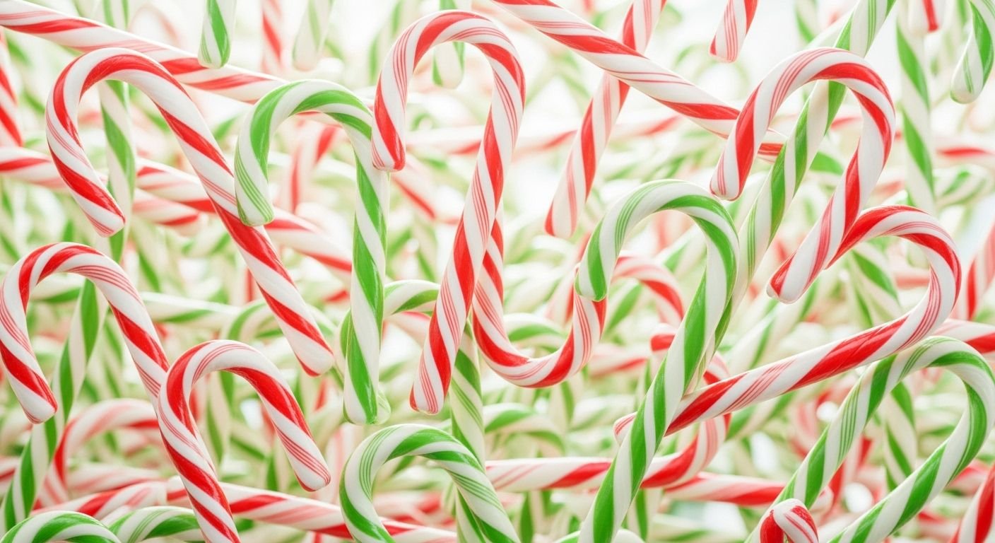 Candy cane background image 2