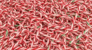 Candy cane background image