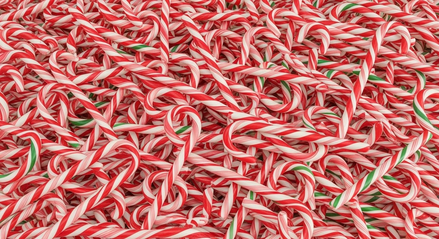 Candy cane background image