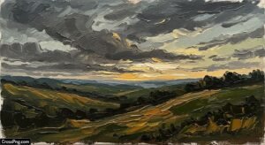 Canvas oil painting background image 2