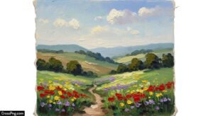 Canvas painting background image 3