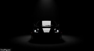 Car black background image