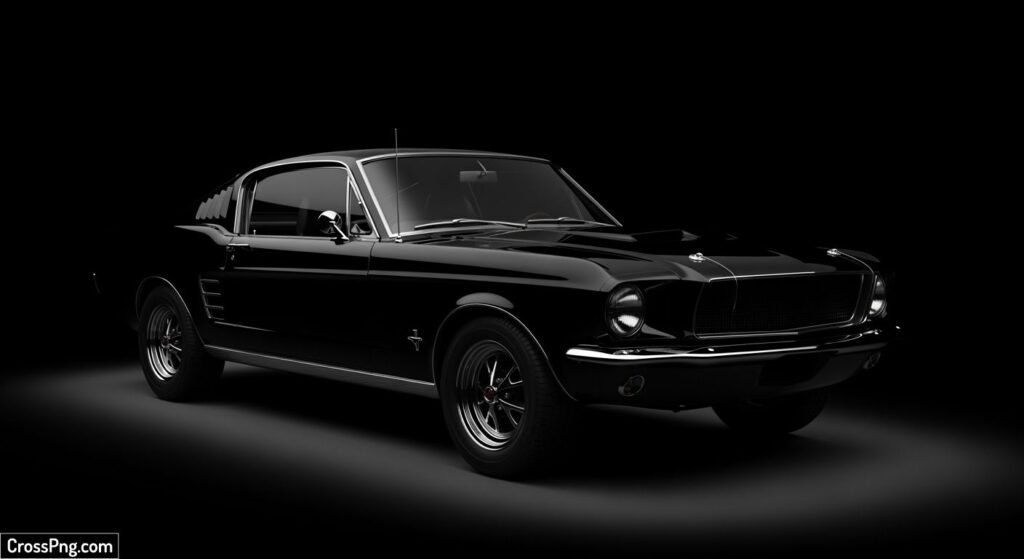 Car black background image