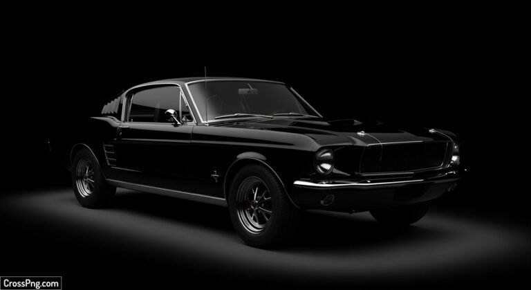 Car black background image