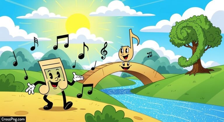 Cartoon background music image