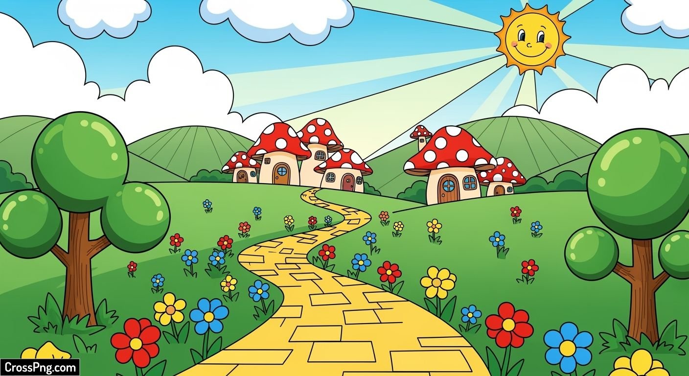 Cartoon background video image