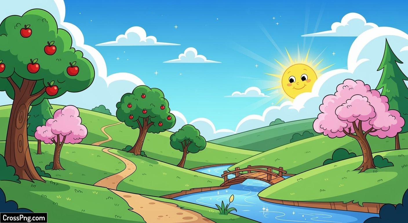 Cartoon background video image 2