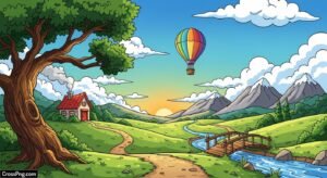 Cartoon background video image 3