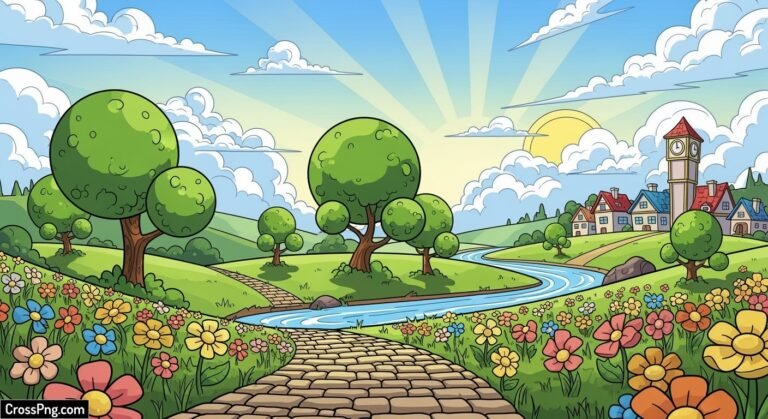 Cartoon background video image
