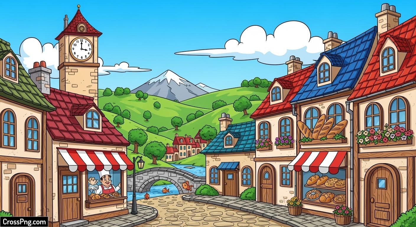 Cartoon video background image