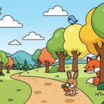 Cartoon video background image
