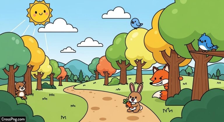 Cartoon video background image