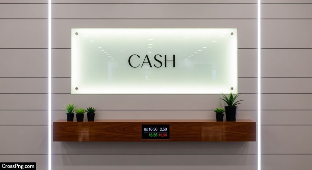 Cash counter background design image