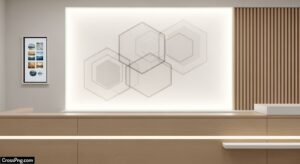 Cash counter background design image 2
