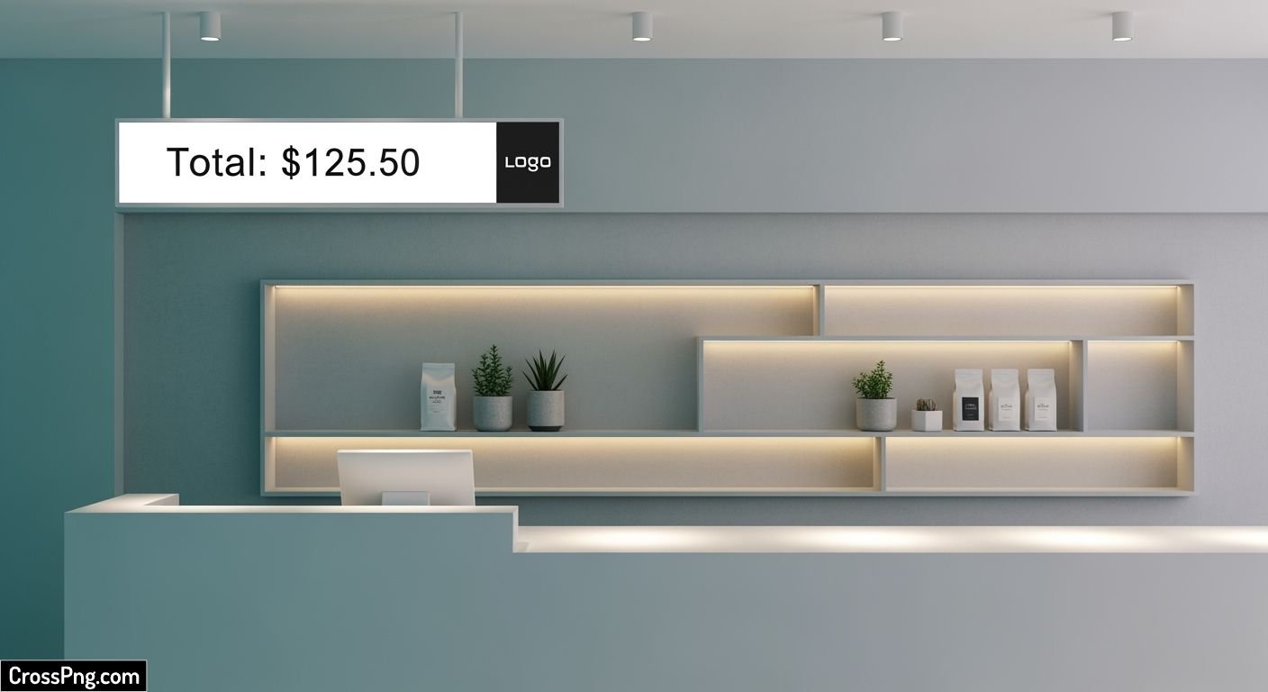 Cash counter background design image 3