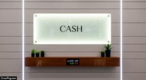 Cash counter background design image