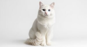 Cat white background image 2
