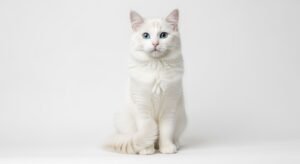 Cat white background image 3