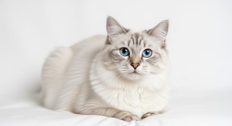 Cat white background image