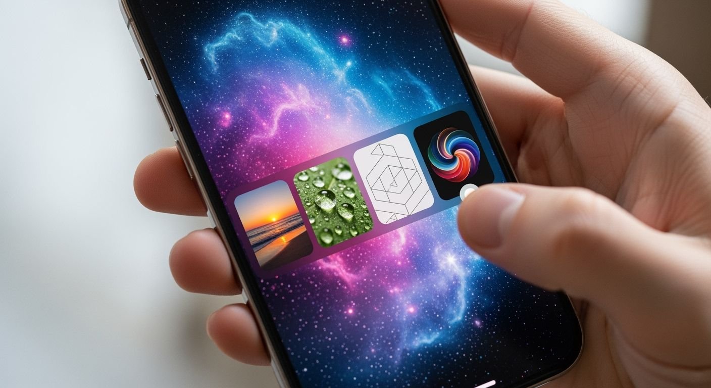 Change background on iphone image