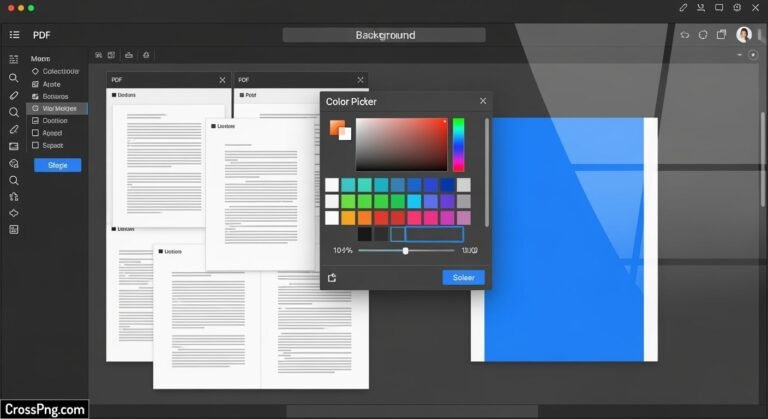 Change pdf background color image 2