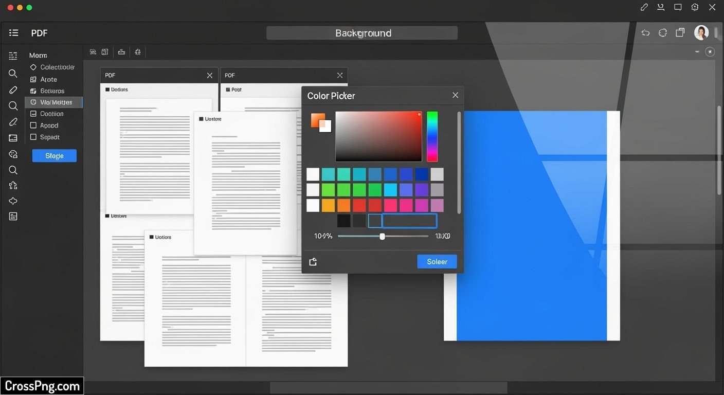 Change pdf background color image 2