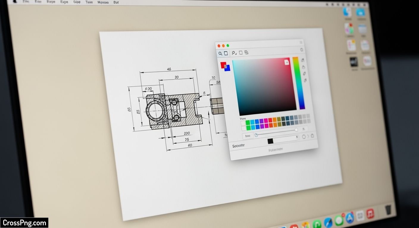 Change pdf background color image