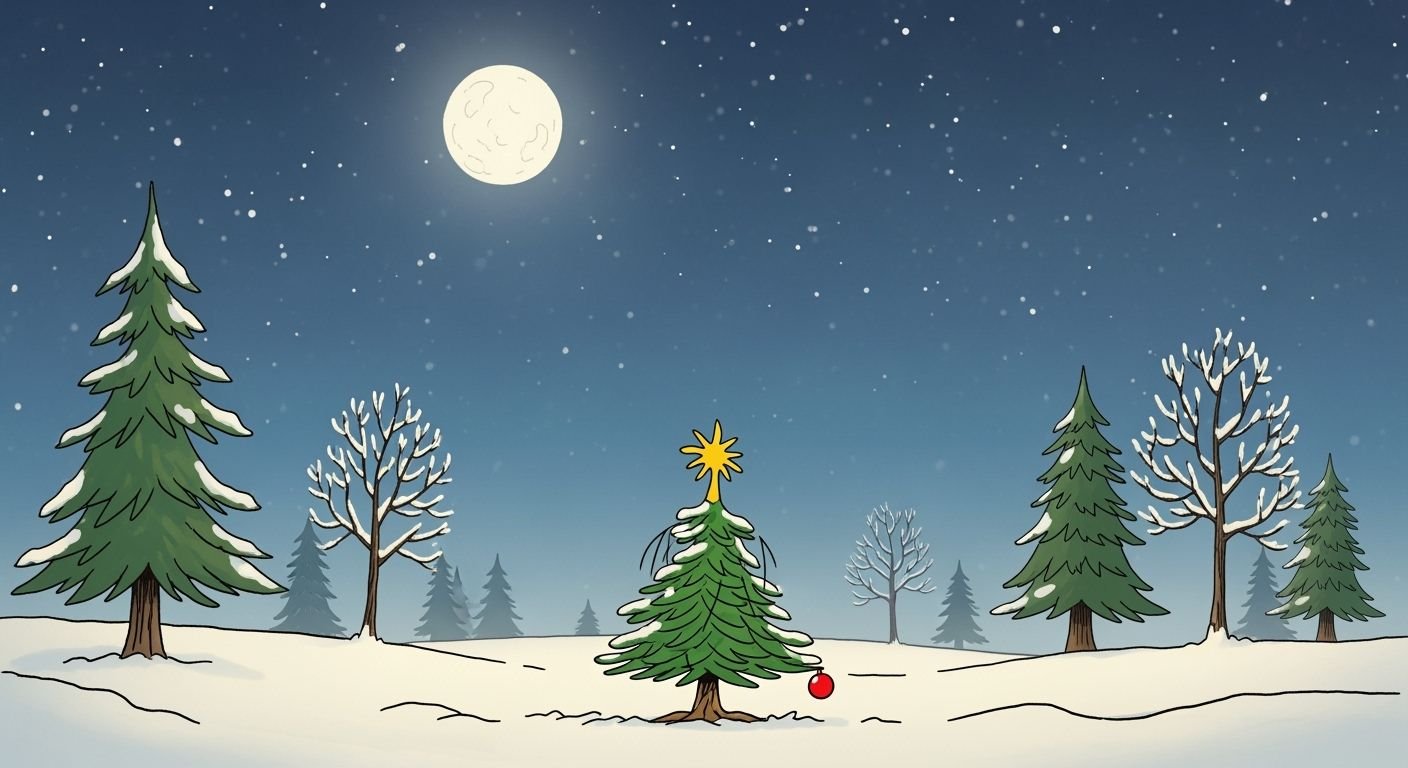 Charlie brown christmas background image 2
