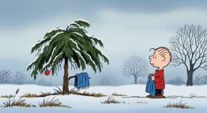 Charlie brown christmas background image 3