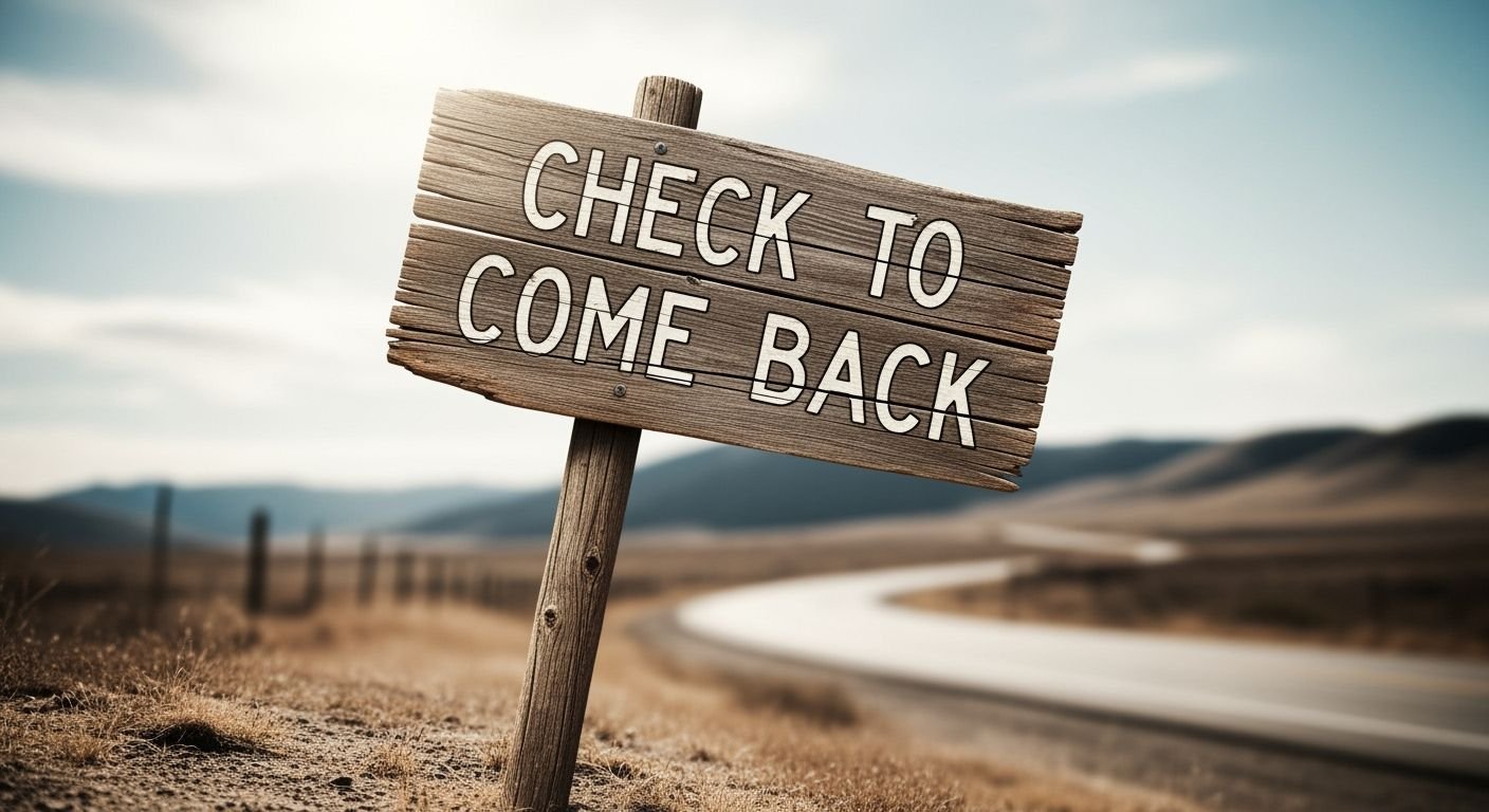 Check to come back image