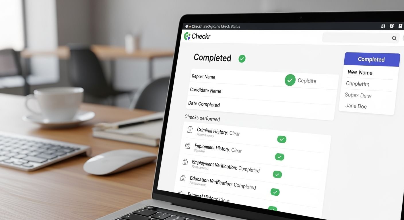 Checkr background check status image