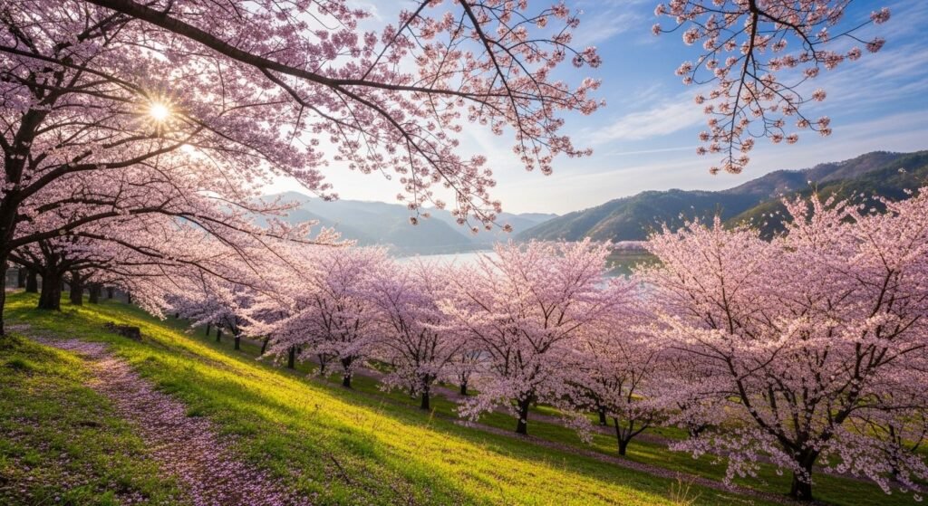 Cherry blossom background image