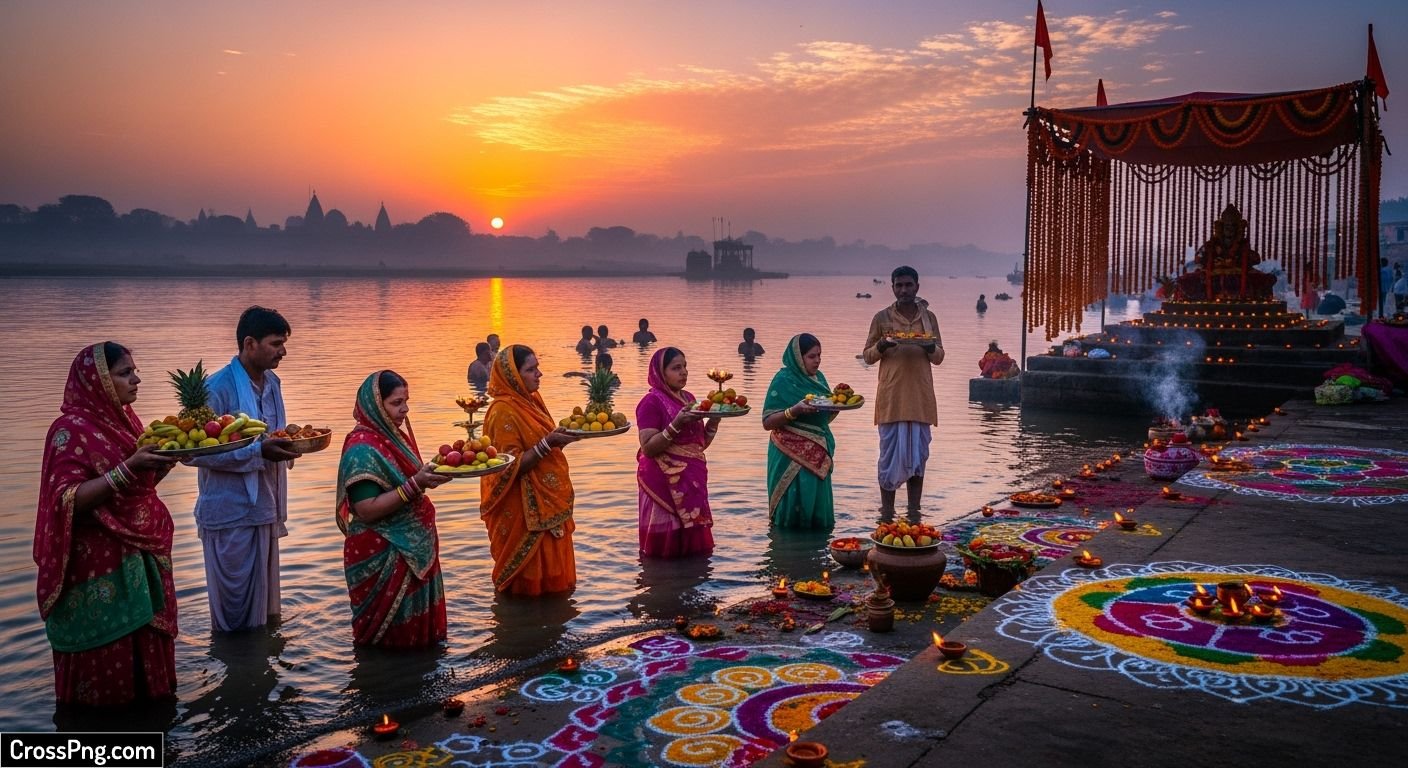 Chhath puja background hd image 2