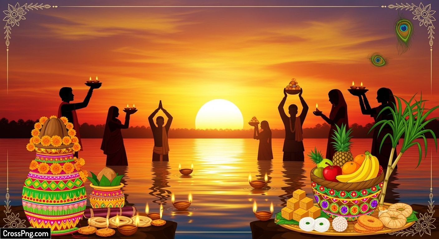Chhath puja poster background hd image 4