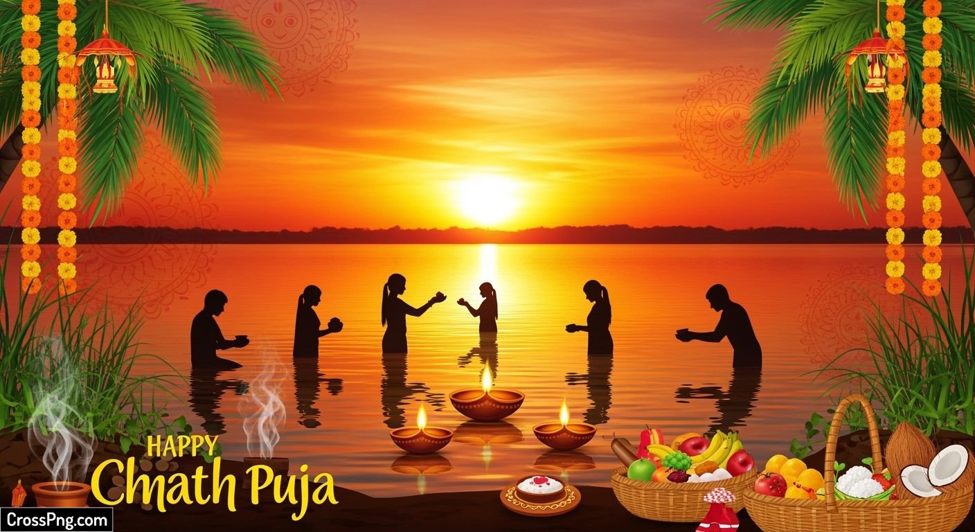 Chhath puja poster background hd image 5