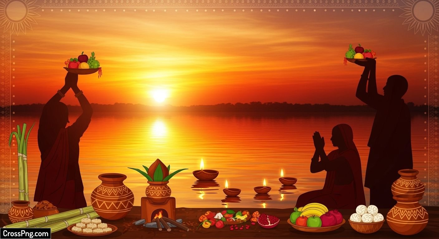 Chhath puja poster background hd image 7