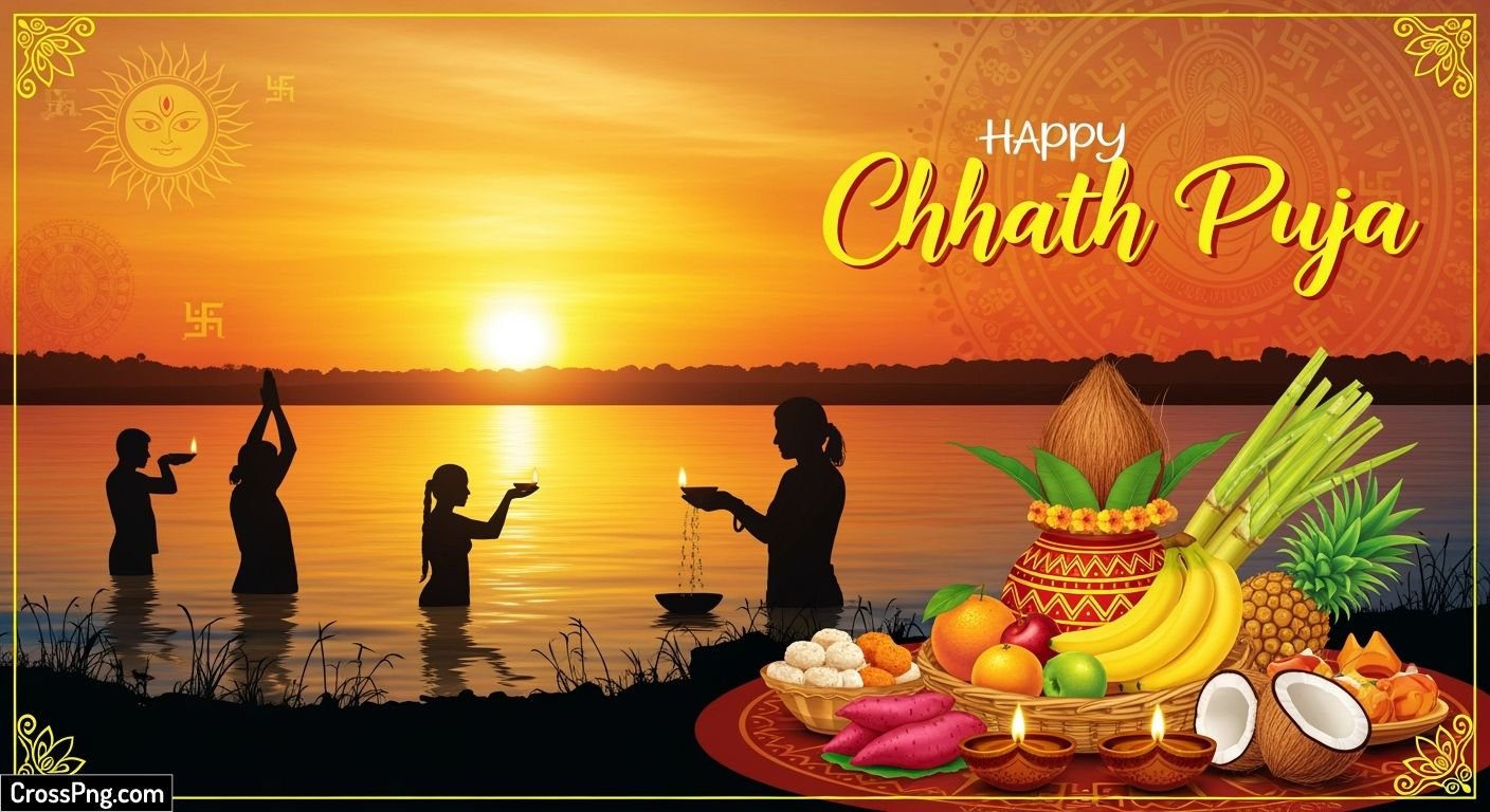 Chhath puja poster background hd image