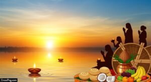 Chhath puja poster background image