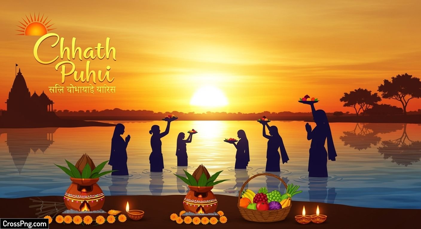 Chhath puja poster background image 2