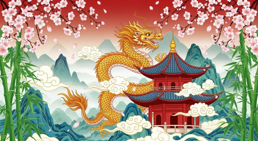 Chinese background image 2